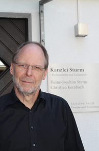 Rechtsanwalt   Heinz-Joachim Sturm