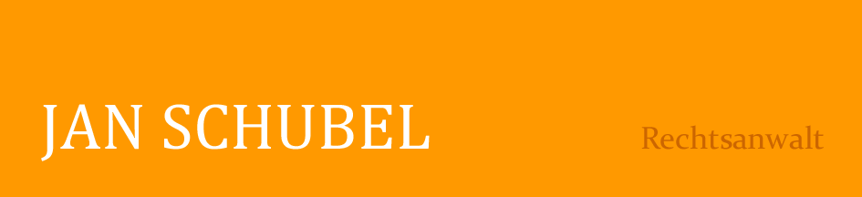 Rechtsanwalt   Jan Schubel