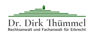 Rechtsanwalt und Fachanwalt für Erbrecht Dr. Dirk Thümmel
