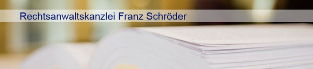 Rechtsanwalt Franz Schröder