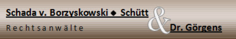 Rechtsanwälte J. Schada v. Borzyskowski & J. Schütt