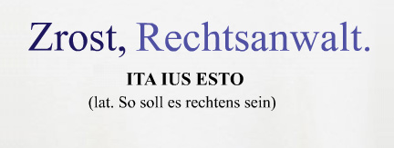 Rechtsanwalt Matthias Zrost