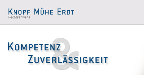 Kanzlei Knopf Mühe Erdt