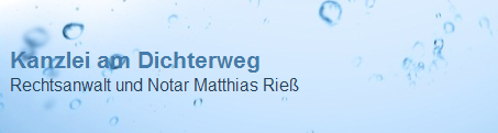 Rechtsanwalt und Notar Matthias Rieß