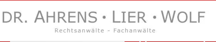 Rechtsanwaltskanzlei Dr. Ahrens I Lier I  Wolf