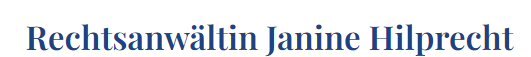 Rechtsanwältin Janine Hilprecht